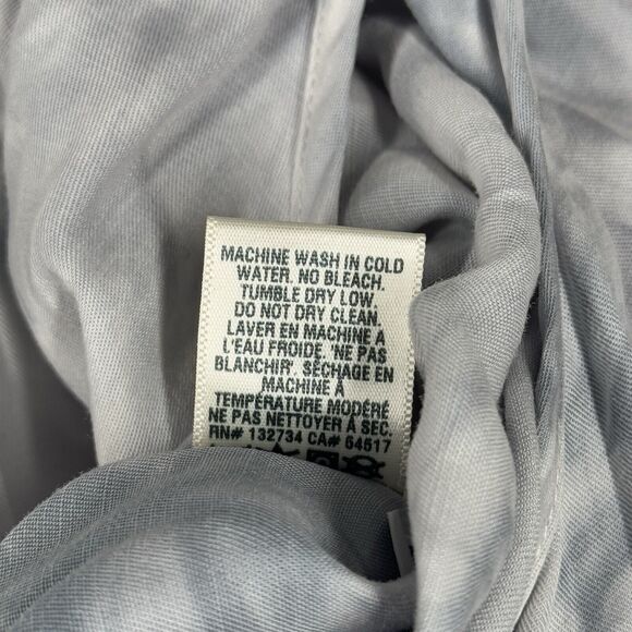 Belle Dahl Jumpsuit Womens Small Blue Tie Dye Pleated Wide Leg Jumper Hippie - Picture 7 of 8